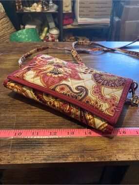 OK floral quilted crossbody purse/wallet